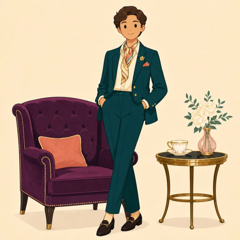 posh（上品な・形容詞）の覚え方イラスト — poshは会話で使われる「高級で上品な」