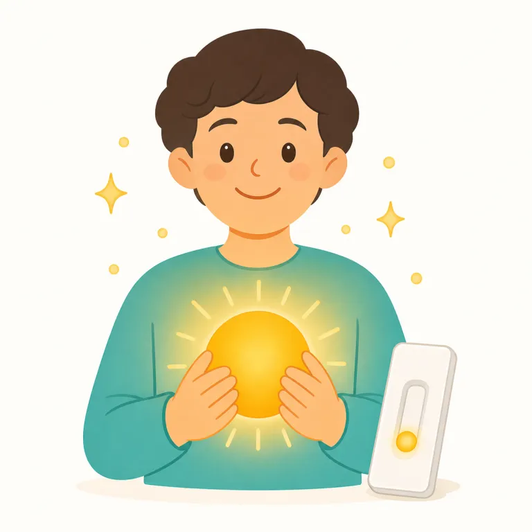 positive（肯定的な、前向きな、陽性の・形容詞）の覚え方イラスト — negative の反対としてまず固定すると覚えやすい語です