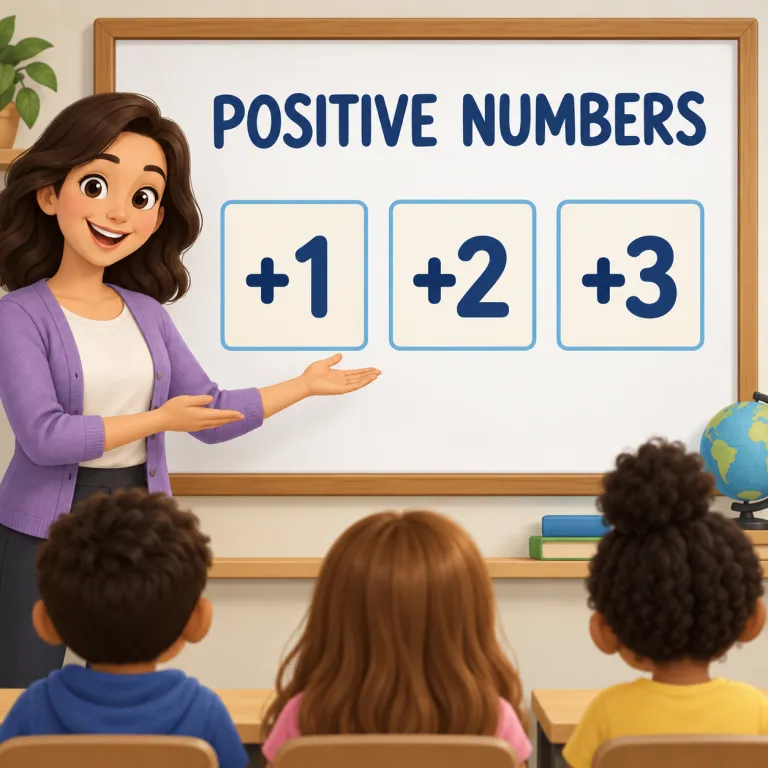 positive（正の、プラスの・adjective）の覚え方イラスト
