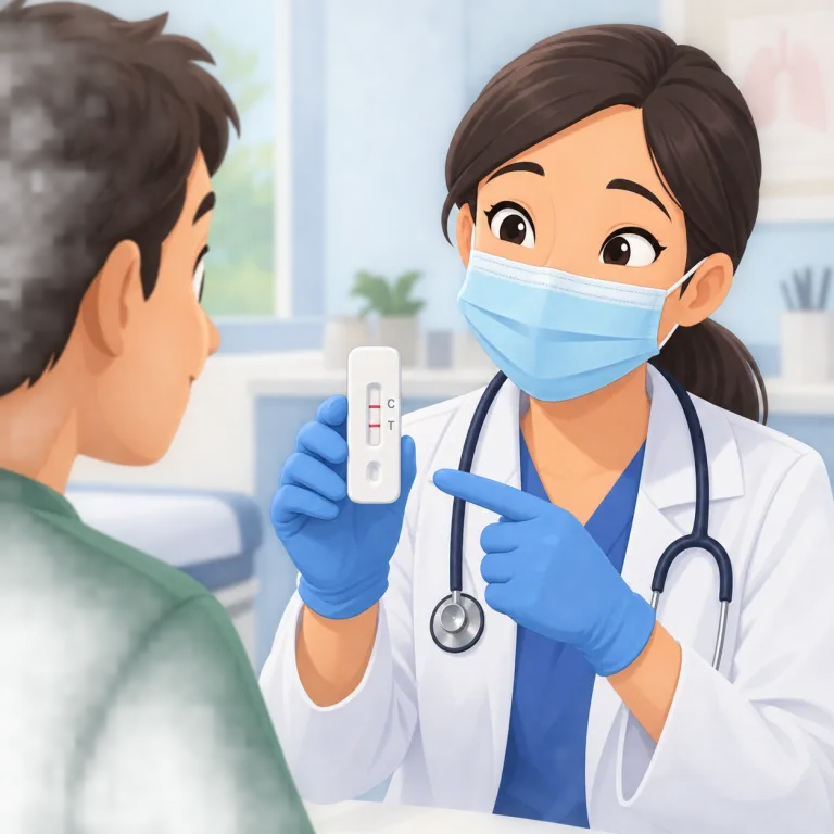 positive（陽性の・adjective）の覚え方イラスト