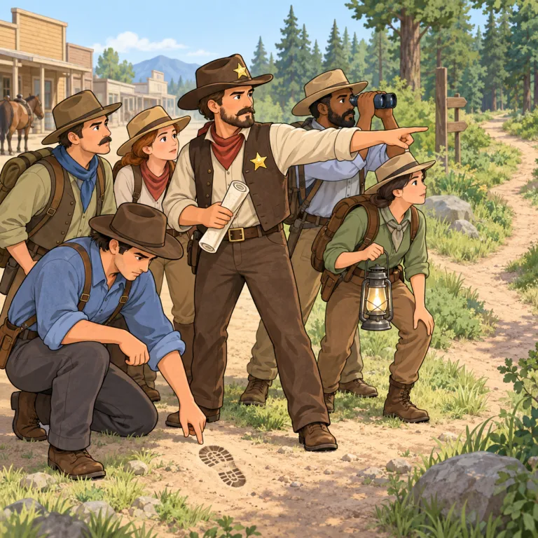posse（一団・noun）の覚え方イラスト