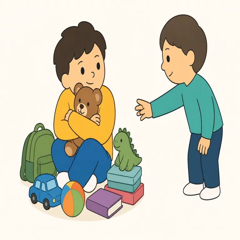 possessiveness（独占欲・名詞）の覚え方イラスト — まず simpler な possess「自分のものとして持つ」を軸にすると覚えやすいです
