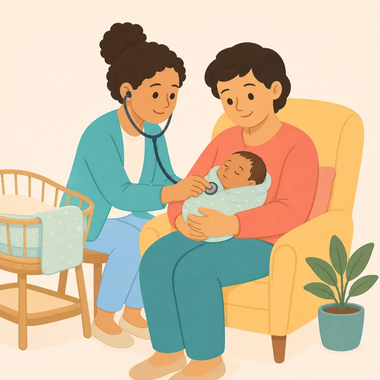 postnatal（産後の、出生後の・形容詞）の覚え方イラスト — postnatal は post「後」の感覚をつかむと覚えやすい