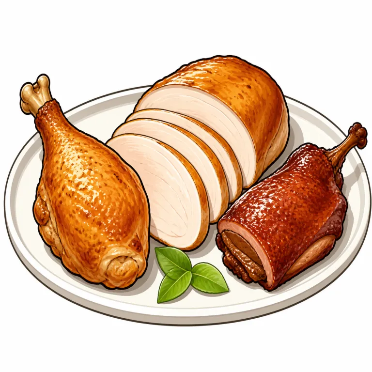 poultry（家禽肉・noun）の覚え方イラスト