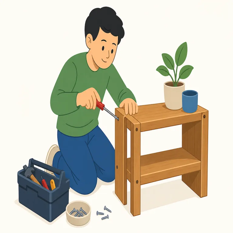 practical（実用的な・形容詞）の覚え方イラスト — practice「実践・練習」から、practical を「実際に使う場面に向く」と考えると覚えやすいです