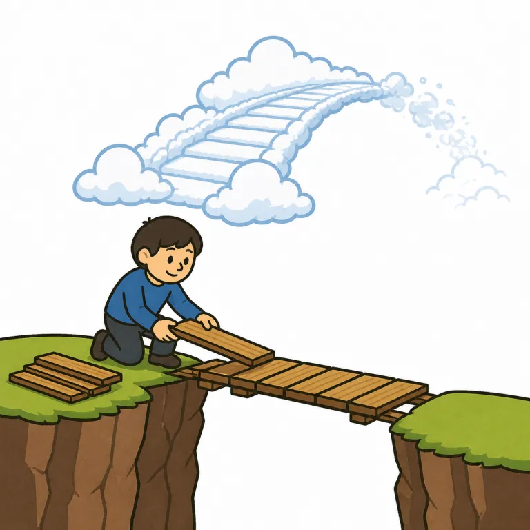 practical（現実的な・adjective）の覚え方イラスト