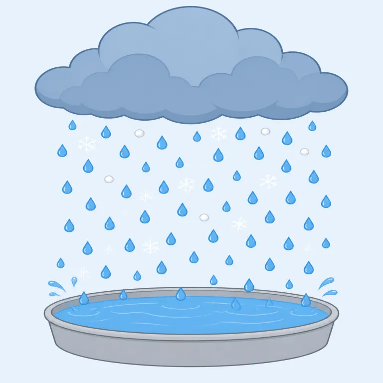 precipitationの覚え方イラスト