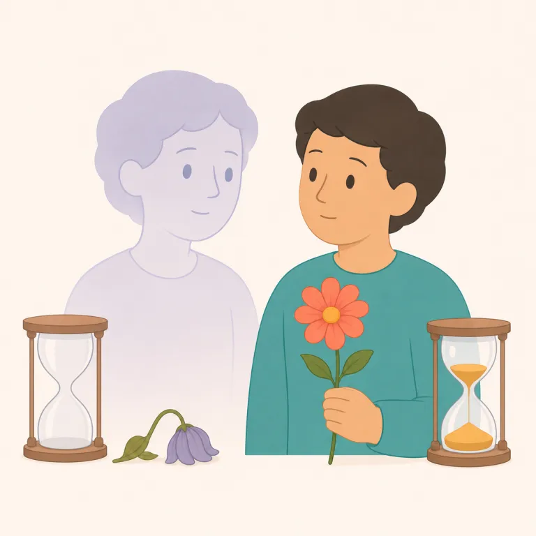 predeceased（（人より）先に亡くなる・動詞）の覚え方イラスト — まず pre- を見たら「前もって」と反応できるようにすると、この語はほぼ読めます
