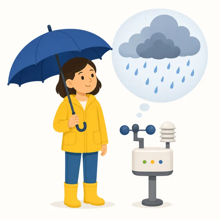 predictive（予測的な・形容詞）の覚え方イラスト — このエントリの predictive は、単に「予測の」という名詞修飾ではなく、「未来を推し量る働きや性質をもつ」という機能面に焦点がある