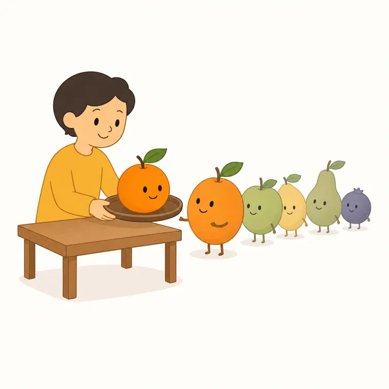 preferentially（優先的に・副詞）の覚え方イラスト — 核は prefer「より好む」