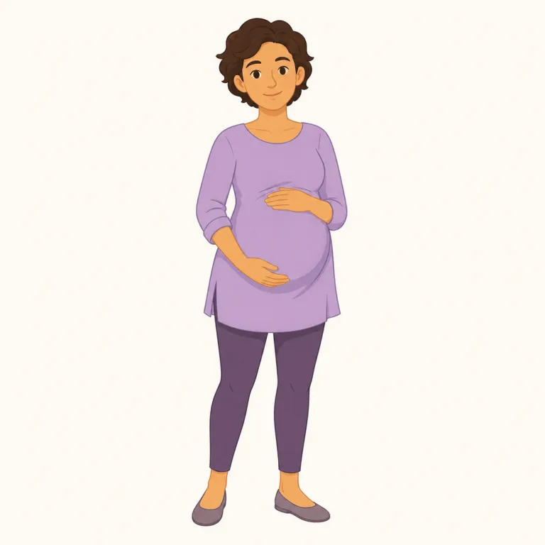 pregnant（妊娠中・形容詞）の覚え方イラスト — pregnant は pregnancy（妊娠）, get pregnant（妊娠する）, be pregnant（妊娠している）, pregnant woman（妊婦）をひとまと…