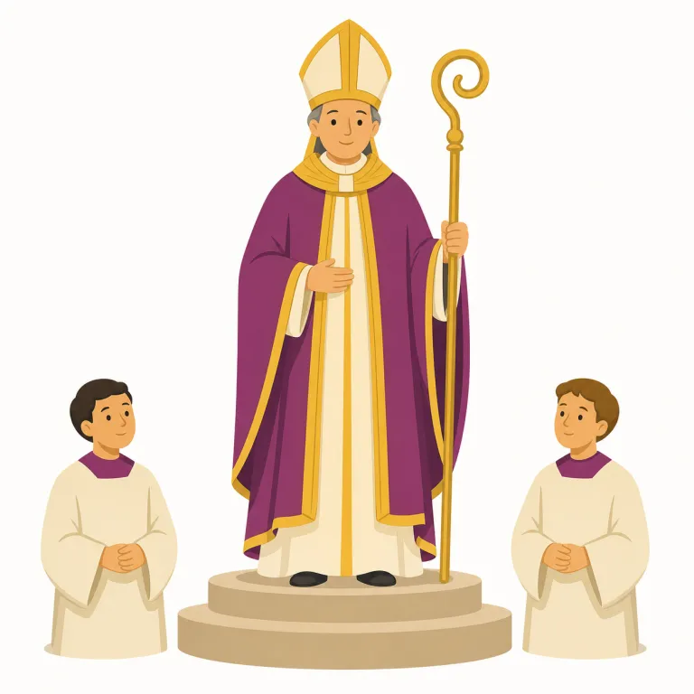 prelate（高位聖職者・名詞）の覚え方イラスト — 接頭辞 pre- には「前・上位に出る」感じがあり、組織の先頭に立つ人を連想すると覚えやすい語です