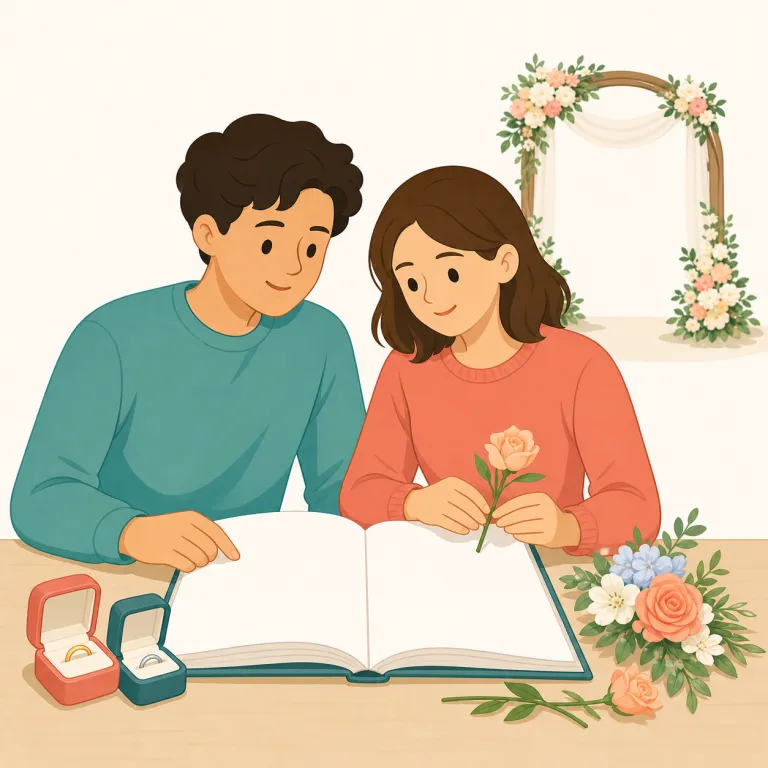 premarital（結婚前の・形容詞）の覚え方イラスト