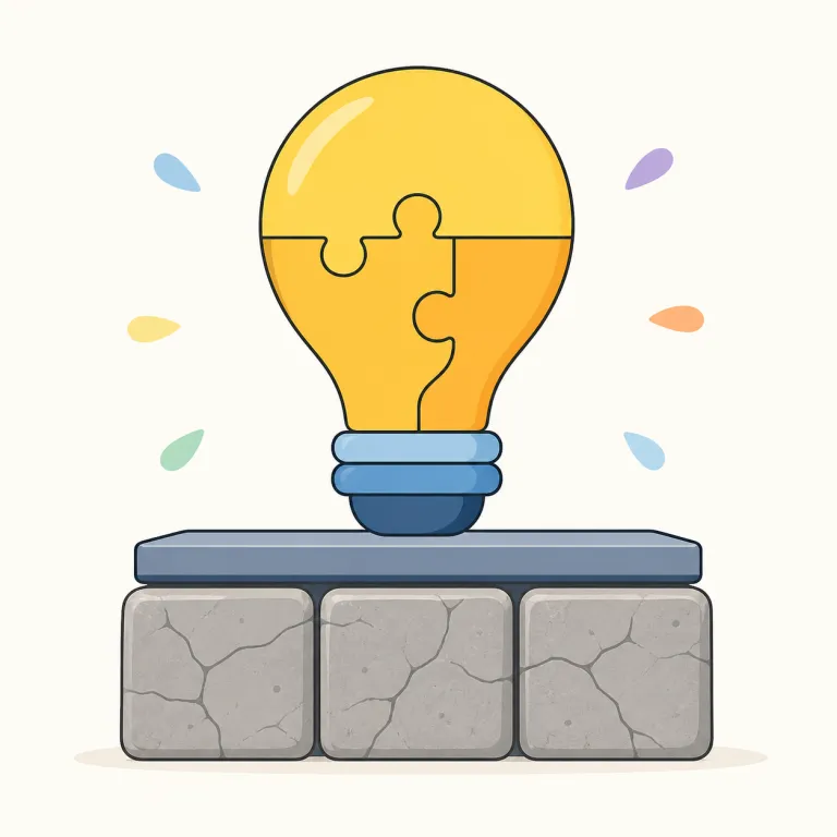 premise（前提・名詞）の覚え方イラスト — premise は、議論・推論・物語の出発点として置かれる「前提」を表します