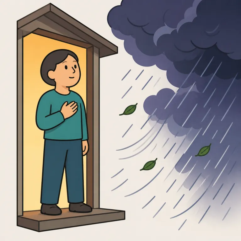 prepared（覚悟できている・adjective）の覚え方イラスト
