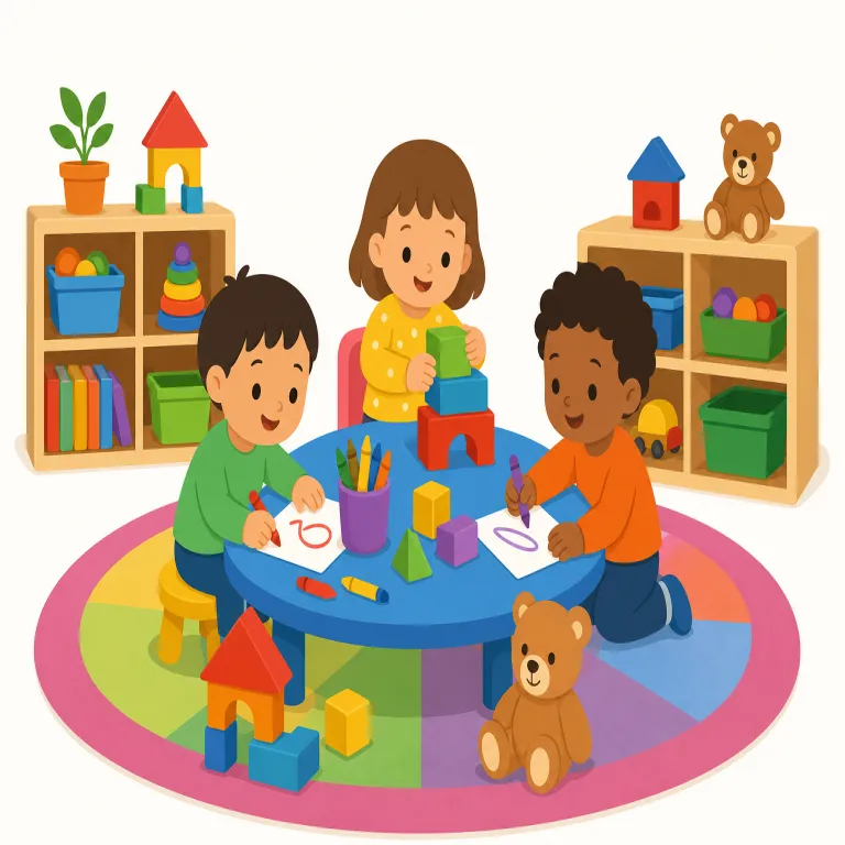 preschoolの覚え方イラスト