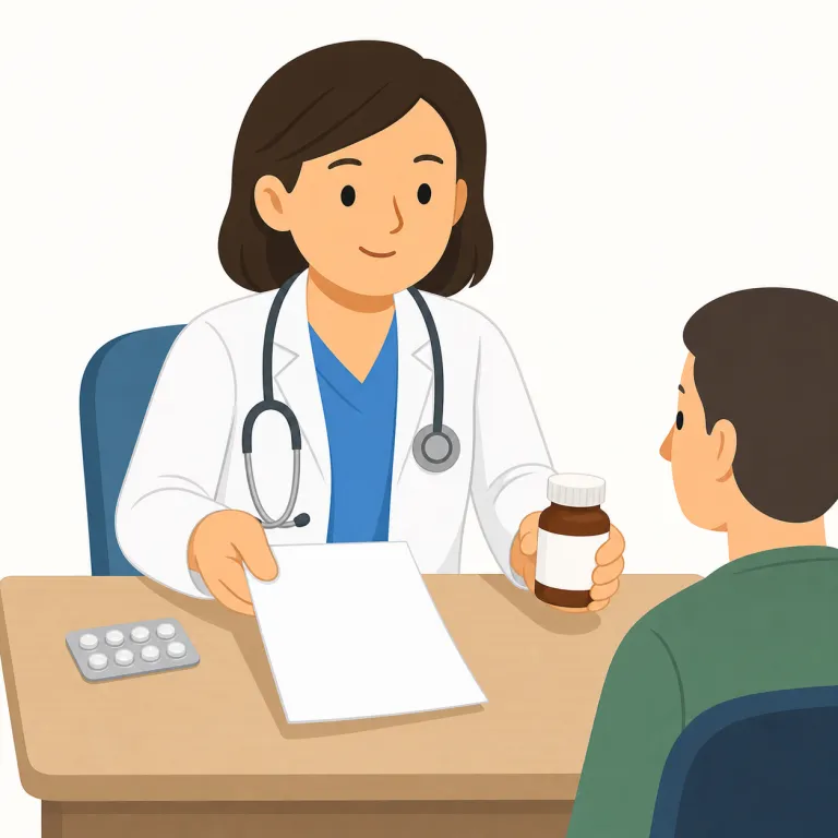 prescriber（処方者・名詞）の覚え方イラスト — prescribe を知っていれば覚えやすい語です