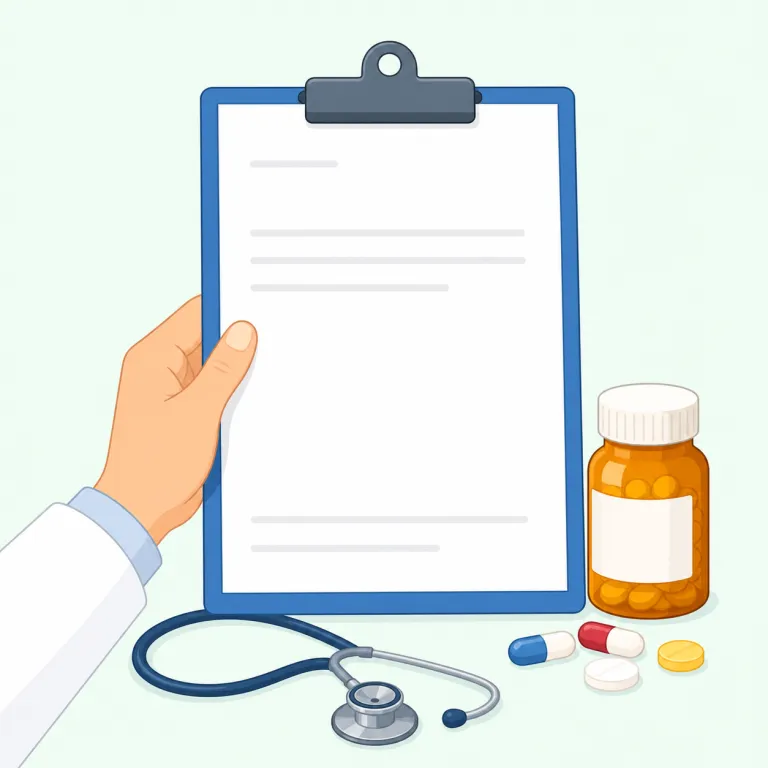 prescription（処方箋・名詞）の覚え方イラスト — まず prescribe「処方する」を軸に prescription を覚えると定着しやすいです
