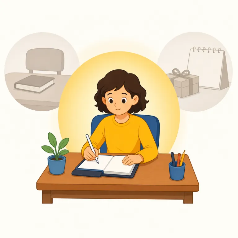 presentlyの覚え方イラスト