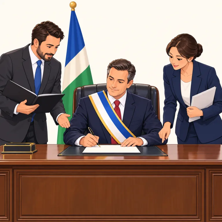 presidency（政権・noun）の覚え方イラスト