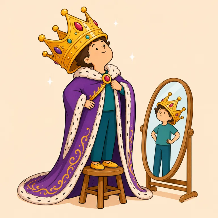 pretension（気取り・主張・要求・名詞）の覚え方イラスト — pretension は「前に伸ばす・張る」という発想を持つ語源から来ており、pretend と同じく見せかけの感じを帯びることがあります