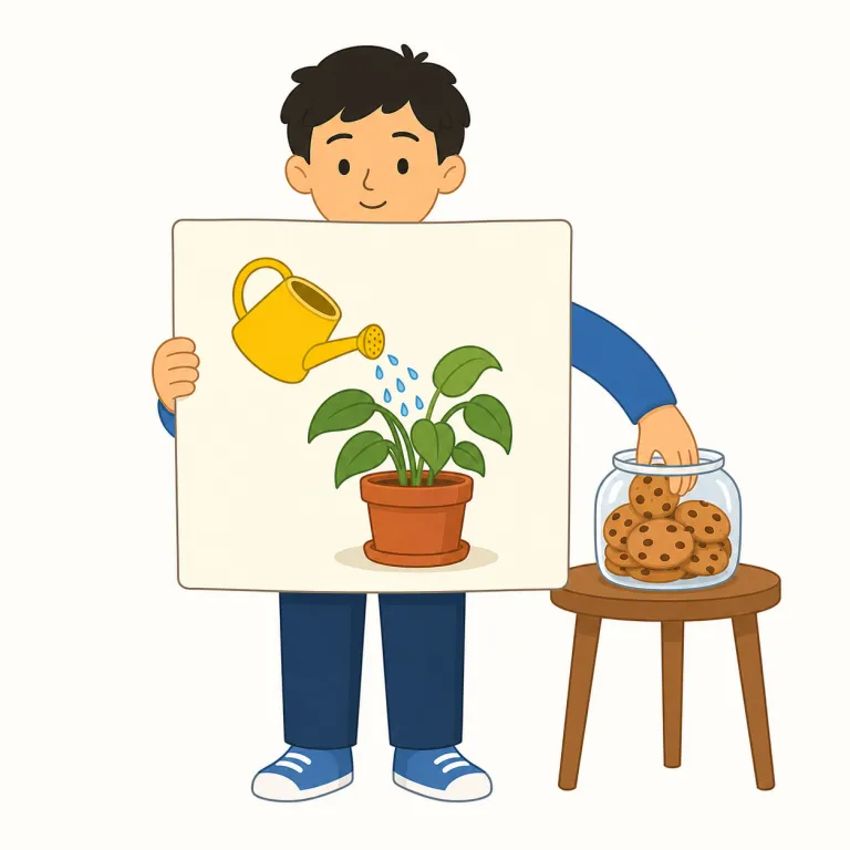 pretext（口実・名詞）の覚え方イラスト — pre- は「前に」、text は text / context のように「言葉として表に出るもの」を連想すると覚えやすいです