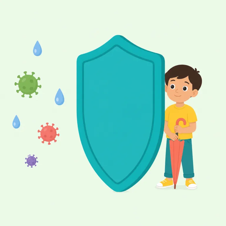 preventive（予防の・形容詞）の覚え方イラスト — まず動詞 prevent「防ぐ」を確実に土台にすると覚えやすいです