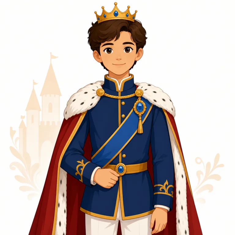 prince（王子・名詞）の覚え方イラスト — このエントリの prince は「王や女王の息子・男性王族」という意味で覚えます