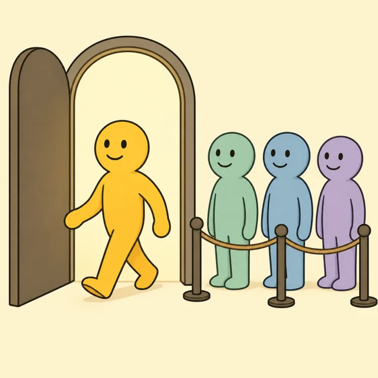 priority（優先権・noun）の覚え方イラスト