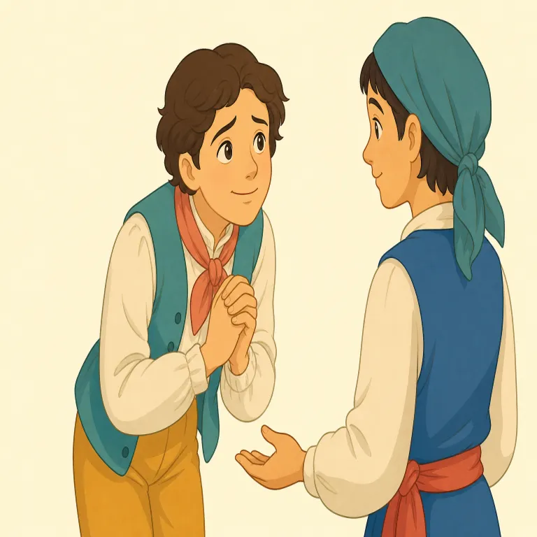 prithee（どうかお願いします）の覚え方イラスト — prithee は会話で見たら、まず pray を思い出すと定着しやすい語