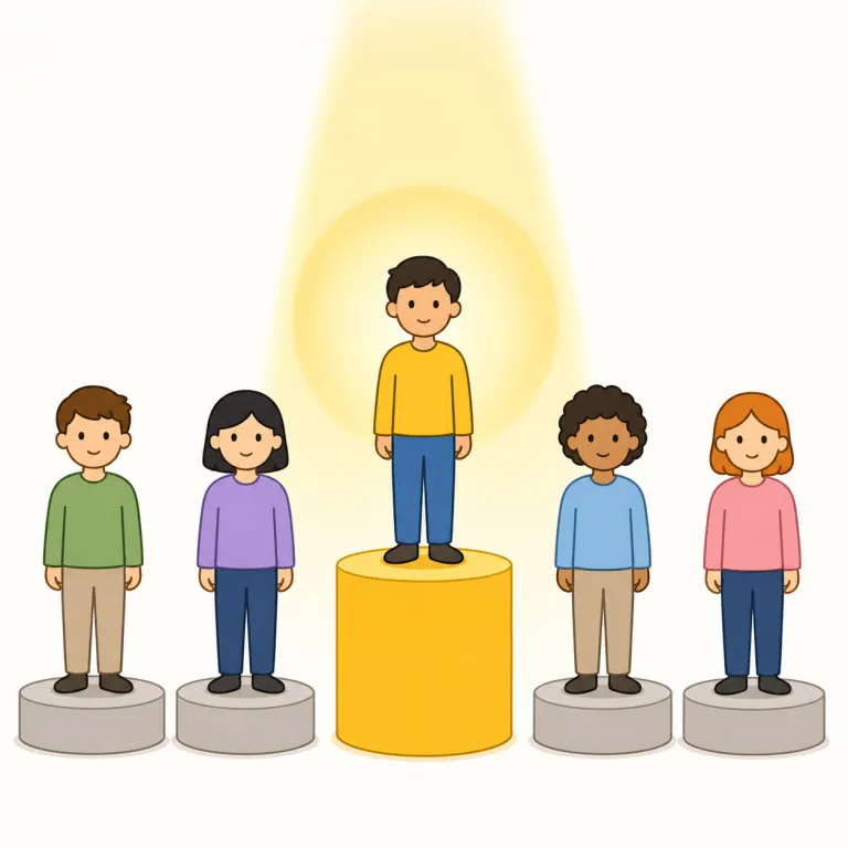 privileging（特権を与える・動詞）の覚え方イラスト — dominate は dominant「優勢な、目立つ」の動詞形として考えると覚えやすいです
