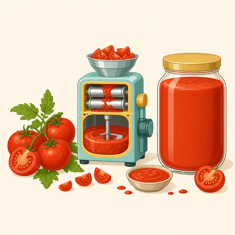processed（加工された・形容詞）の覚え方イラスト — process は「一定の工程を通して処理する」、processed は「その工程を経た」と考えると覚えやすい語です