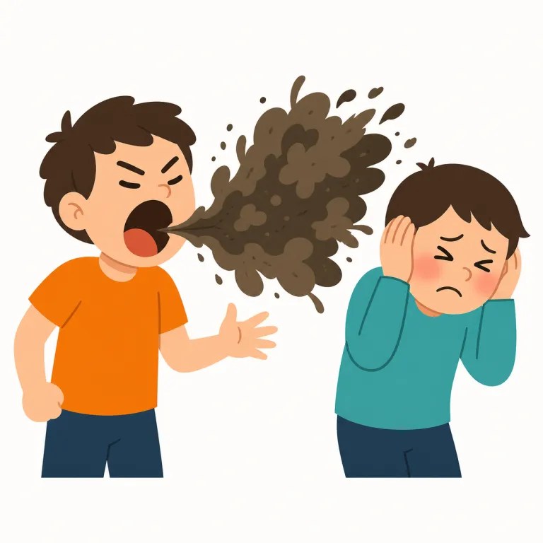profane（下品な、卑猥な・adjective）の覚え方イラスト