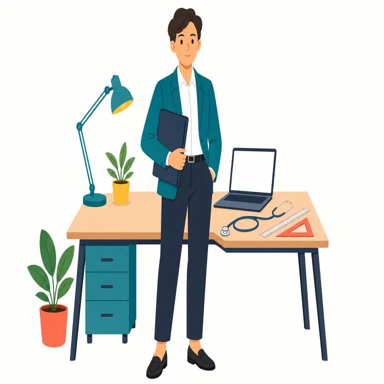 professional（専門職の・形容詞）の覚え方イラスト — professional を形容詞で見ると、「profession に属する」というラベルを付ける語です