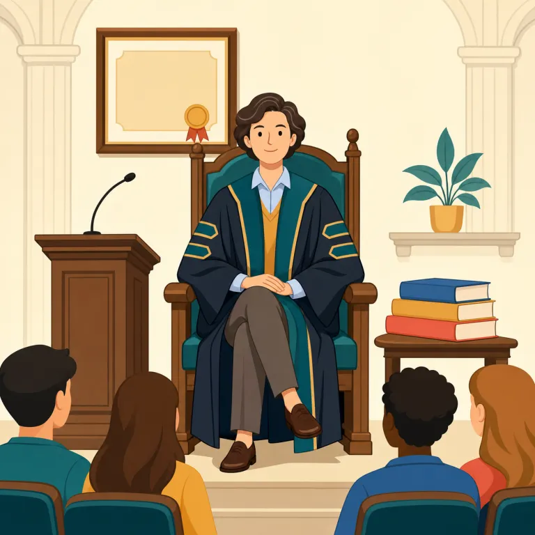 professorship（教授職・名詞）の覚え方イラスト — professor が分かれば中心はつかめる語