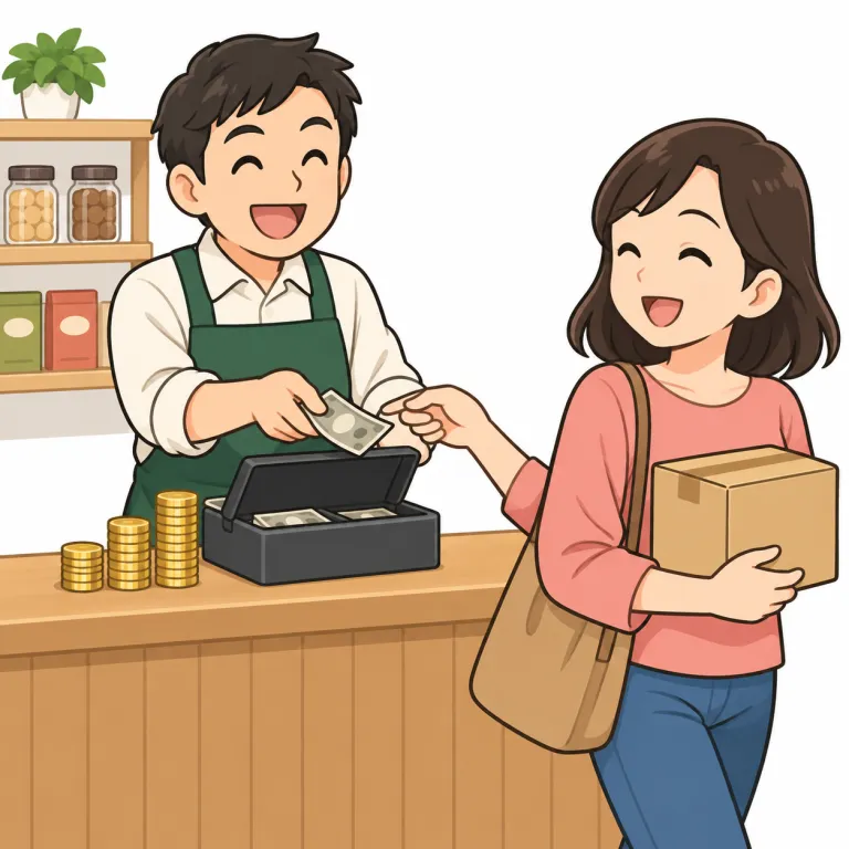 profit（得をする・verb）の覚え方イラスト
