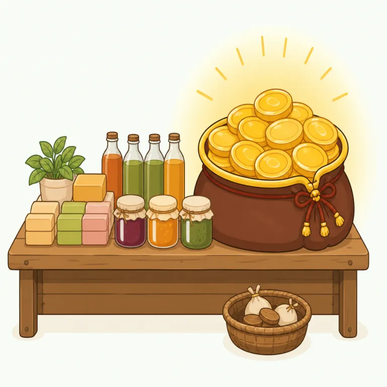profitably（利益を上げて / 採算が取れるように・副詞）の覚え方イラスト — このエントリでは profitably を、事業・投資・運営が「利益を上げる形で」「採算が取れるように」進むという金銭面の意味で覚えます