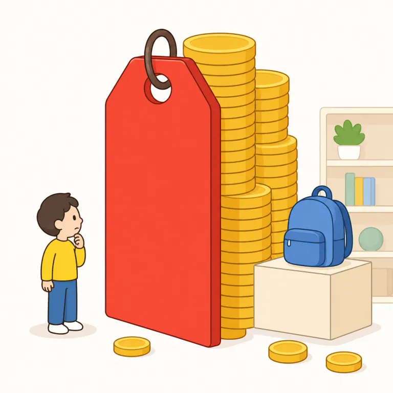prohibitive（法外な・形容詞）の覚え方イラスト — この項目では、prohibitive を価格の「高すぎる」という基本義ではなく、行動を強く妨げる・実質的に許さない性質として捉えます