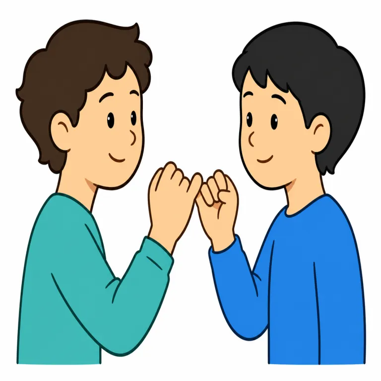 promise（約束する・verb）の覚え方イラスト