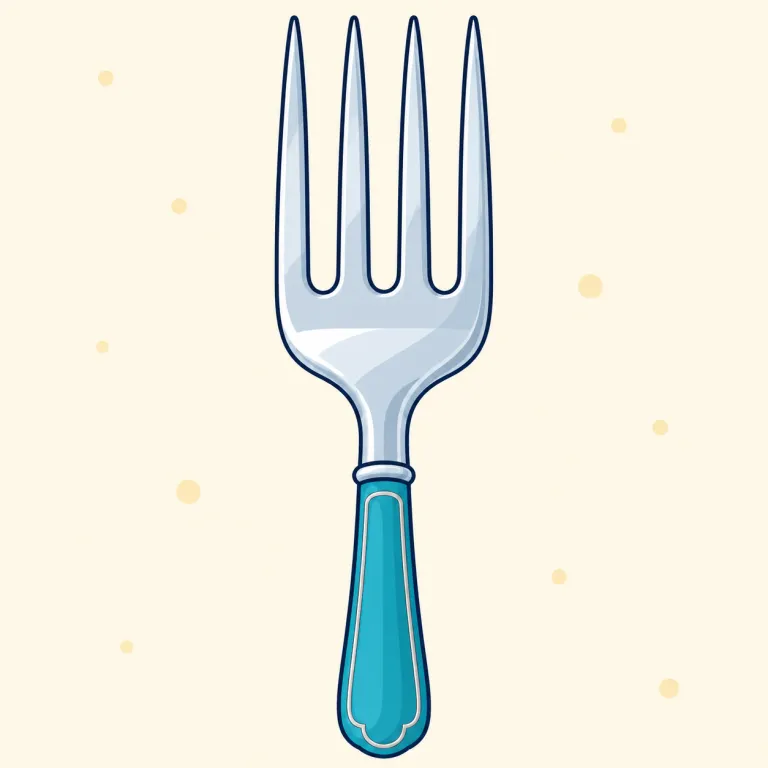 prong（（フォークなどの）歯、突起・名詞）の覚え方イラスト — prong は fork や comb の“先に分かれて突き出た1本”を思い出すと定着しやすい語です