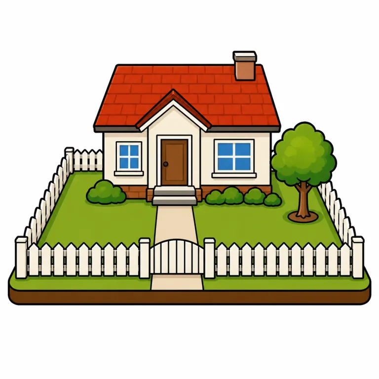 property（不動産、所有地・noun）の覚え方イラスト