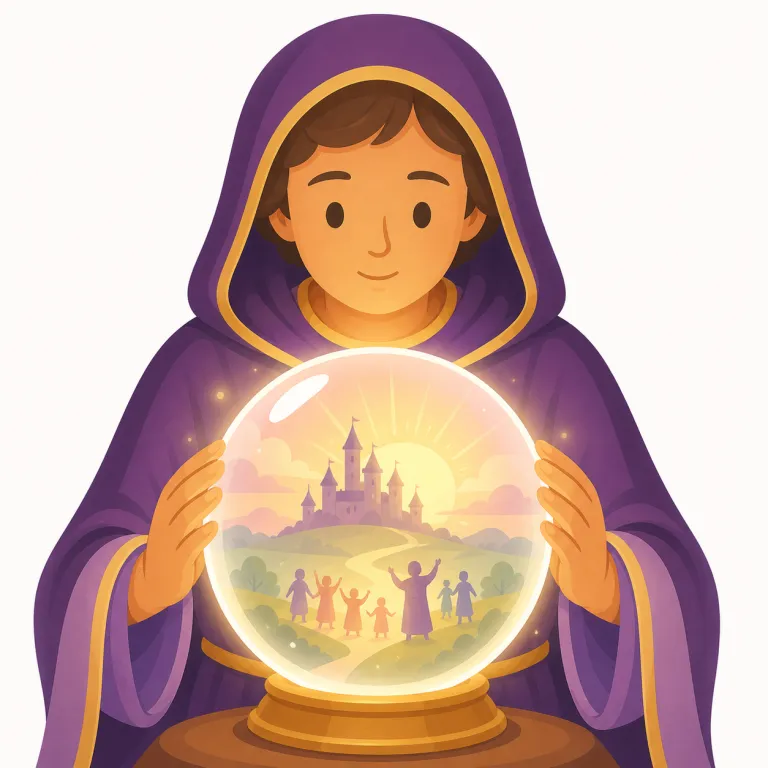 prophecy（予言・名詞）の覚え方イラスト — prophet（預言者）と prophetic（予言的な）を知っていると、prophecy はその名詞形だとつながります