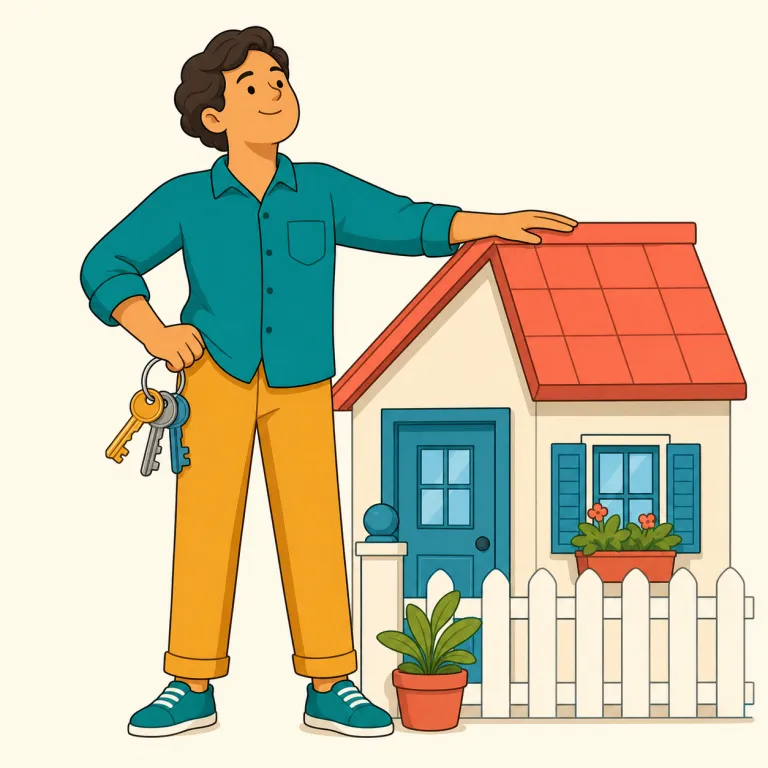 proprietorial（所有者然とした・形容詞）の覚え方イラスト — proprietor「所有者、経営者」と結び付け、「所有者のような態度」と覚えると理解しやすい語です