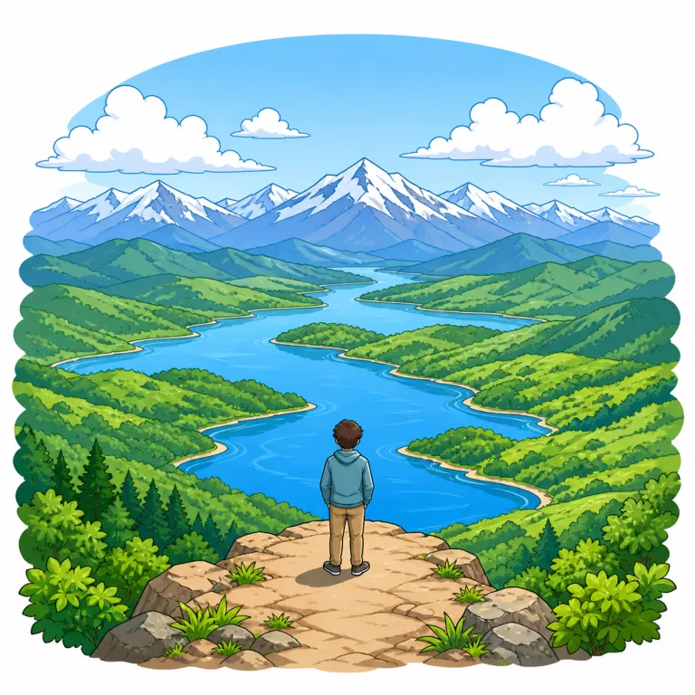 prospect（眺め、景色・noun）の覚え方イラスト