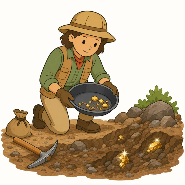 prospector（探鉱者・名詞）の覚え方イラスト — まず prospect を知っていると覚えやすいです