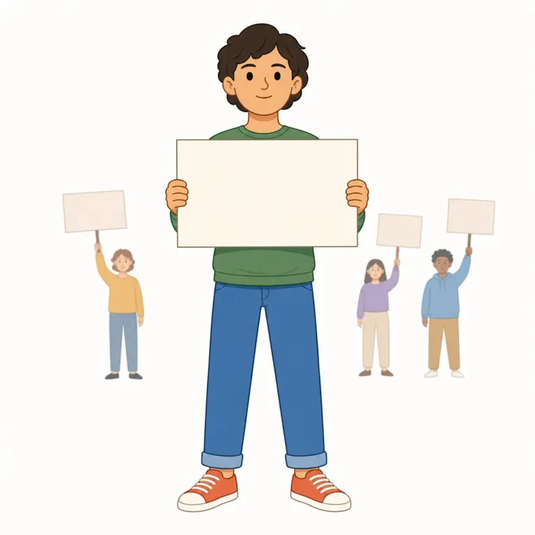 protestorの覚え方イラスト