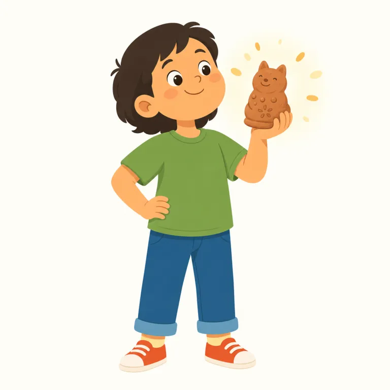 proudly（誇らしげに・副詞）の覚え方イラスト — このエントリでは proudly を「誇らしげに」として覚えます