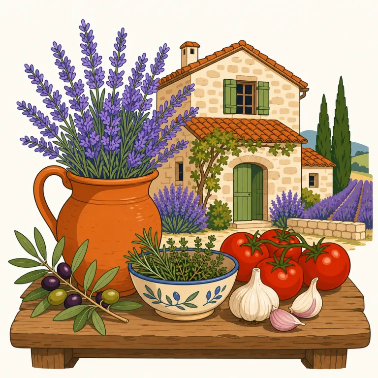 provencal（プロヴァンス風・形容詞）の覚え方イラスト — まず Provence という地名を核に覚える