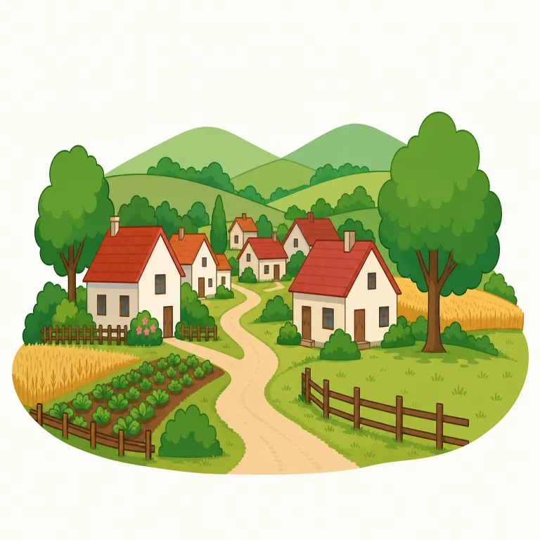 provincial（地方の・形容詞）の覚え方イラスト — この意味では provincial を「首都や大都市の中心から離れた地域に関する」と捉えます