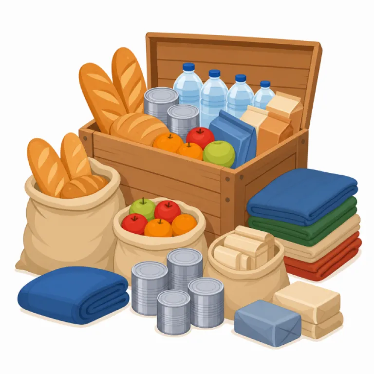 provision（食料,物資・noun）の覚え方イラスト